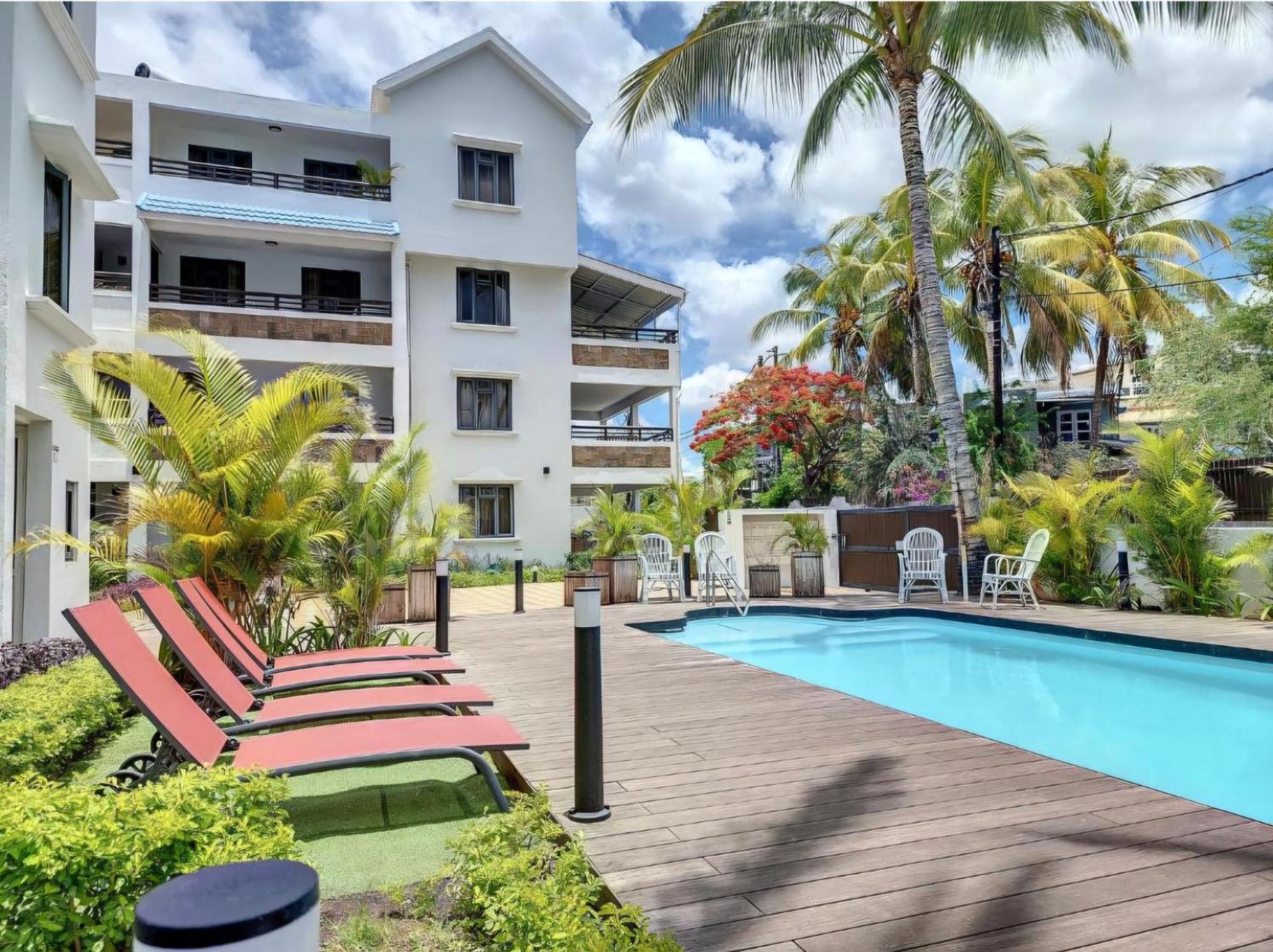 Sweet Beach Apt-Pool, Terrace, Ground Floor, Few Steps From Beach! Flic en Flac Ngoại thất bức ảnh